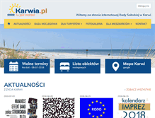 Tablet Screenshot of karwia.pl